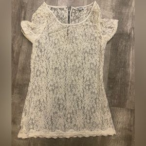 Express Cute sheer top  size medium